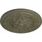 Ekena Millwork Vincent Ceiling Medallion (Fits Canopies up to 6"), Hand-Painted Spartan Stone, 26"OD x 3"P CM26VISSF - alternate 2